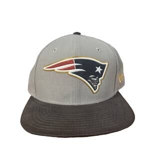 9Fifty NFL Patriots Logo Gray Football  Boston Team Snapback Baseball Hat Men